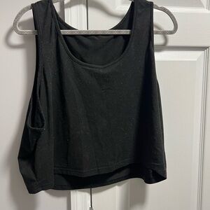 SHEIN Black Crop Top